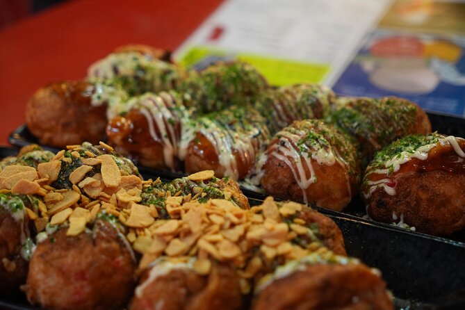 [1 Group Only] Osaka Street Food Tour for Family - What you’ll eat: takoyaki and other Osaka favorites