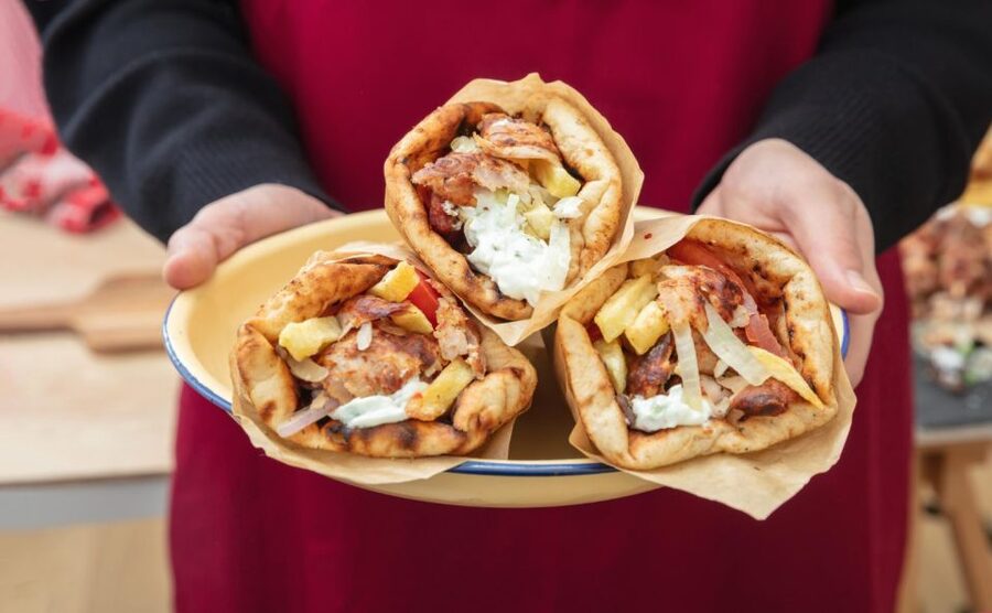 Athens: Street Food Tasting Tour - Souvlaki Time: Skewers, Pita, Tomatoes, and Tzatziki
