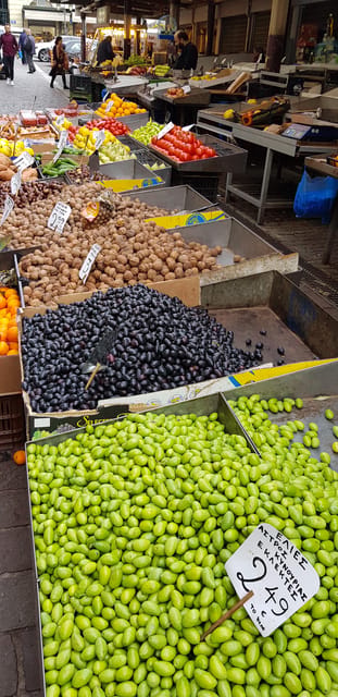Athens: Traditional Greek food tour in hidden spots - Wine from the barrel, ouzo or rakia shot, and coffee included
