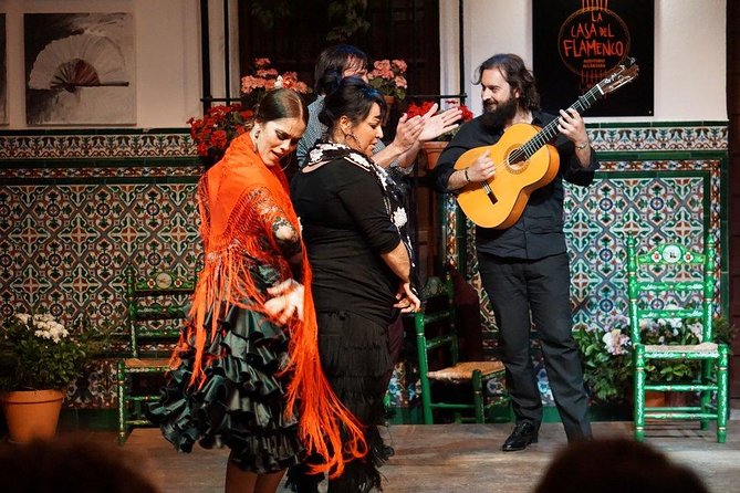 Authentic Flamenco Show with Tapas & Wine Guided Tour - Stop 1 at Maestro Marcelino: vermouth and Iberian ham before the show