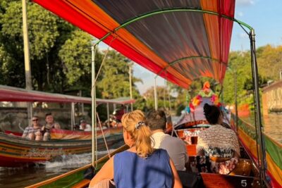 Bangkok 3-in-1 Tour: Longtail Boat,TukTuk & Street Food Adventure - Longtail Boat on the Bangkok Yai Canals and Big Buddha Temple Area