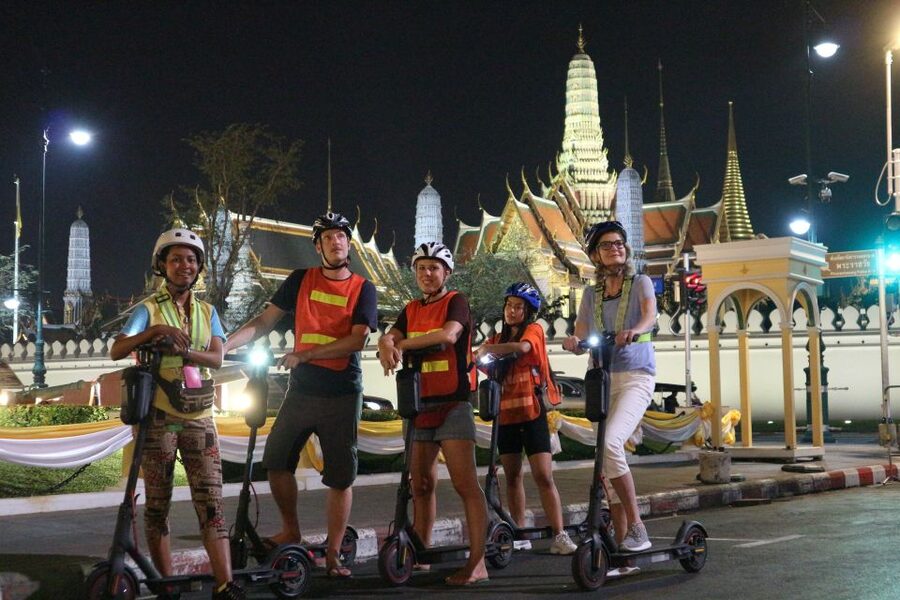 Bangkok: E-Scooter Night Tour with Local Street Food - Key highlights worth planning for