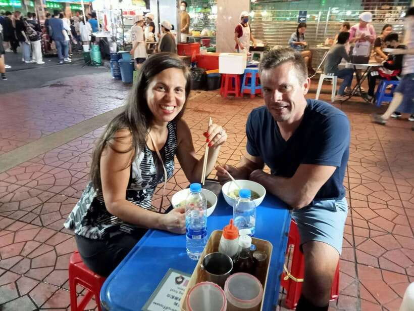 Bangkok Tuk-Tuk by Night with Chinatown Street Food Meal - Tuk-tuk time: passing the Grand Palace and Wat Suthat area