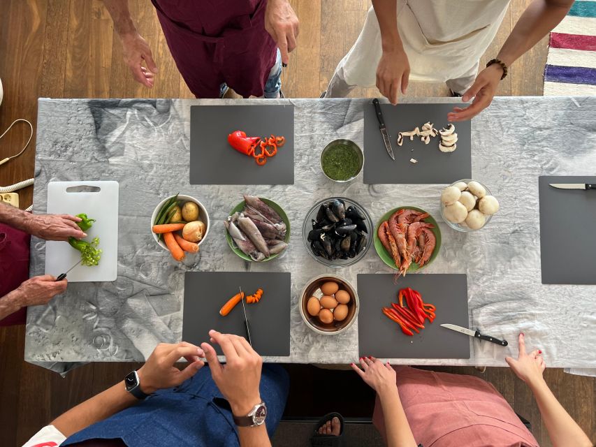 Barcelona: Rooftop Tapas and Sangria Class with a Chef - Meeting Point in Barceloneta: Find the Apartment Entrance on Port Vell
