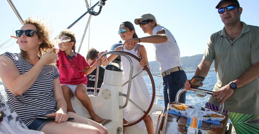 Barcelona: Sailing Tour with Spanish Tapas and Drinks - Photos from the sea: instant angles you can’t fake on land