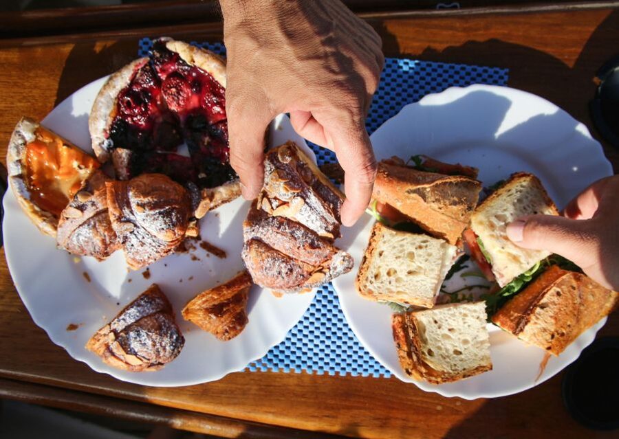 Barcelona: Sailing Tour with Spanish Tapas and Drinks - The Mediterranean swim stop: great when it happens