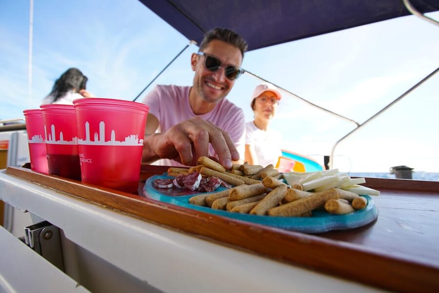 Barcelona: Sailing Tour with Spanish Tapas and Drinks - Port Olímpic and the Bombon: start where the views begin