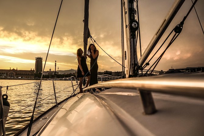 Barcelona Unique Sunset Sailing Experience with Tapas & Open Bar - Weather and sea conditions: what to do if the water gets rough