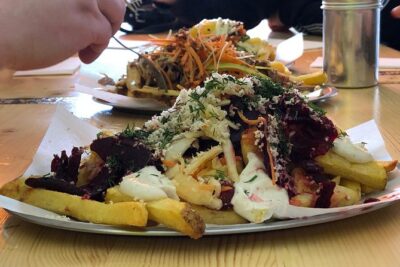 Berlin Evening Culinary Tour - Award Winning - Stop 1 in Kreuzberg/Bergmannkiez: market hall, street bites, wine, and beer
