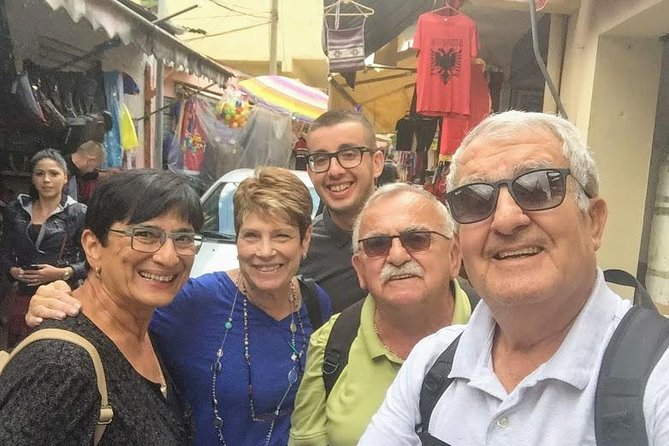 Best of Local Food & City Tour of Tirana - Food & Drinks Included - Murat Toptani shop stop: jams, cheese, herbs, and raki tasting