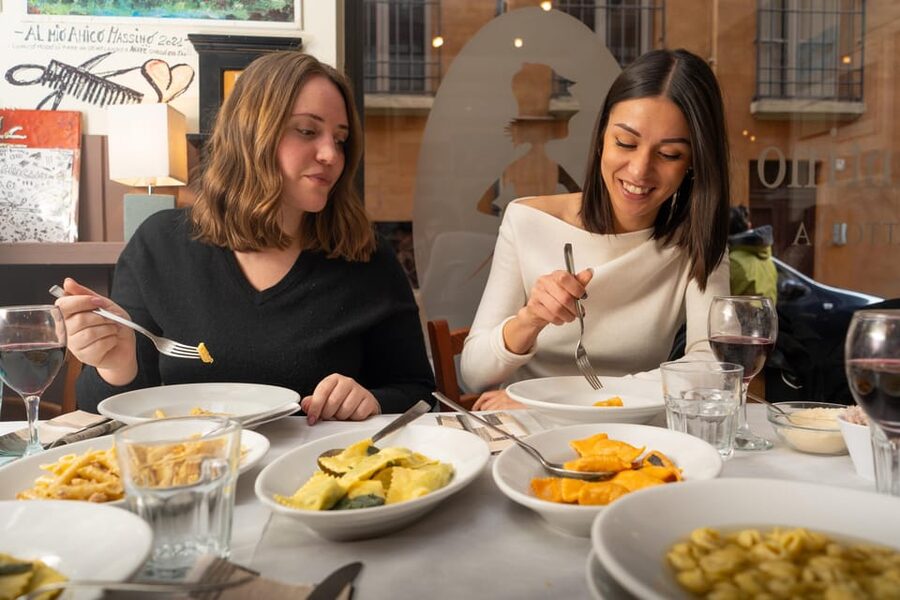 Bologna: Food Tour with Pasta Tasting & Local Specialties - Street food intermission: tigelle and mortadella, Bologna-style