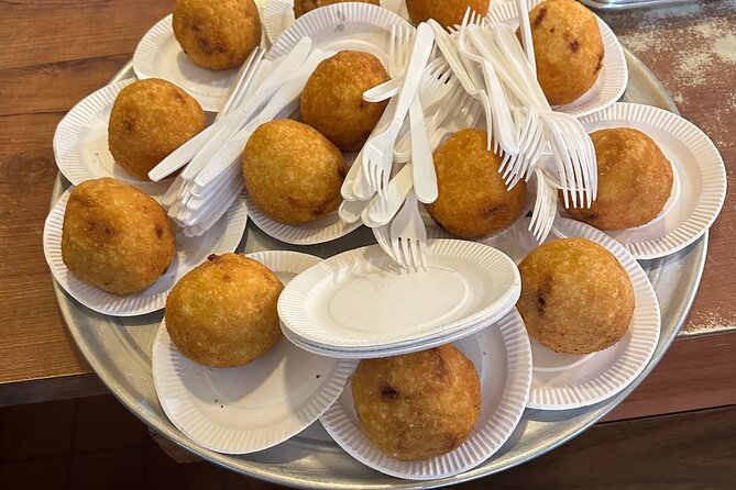 Boston’s Politically Incorrect North End Food Tour - What you’ll eat at each stop: subs, ravioli, pizza/arancini, desserts