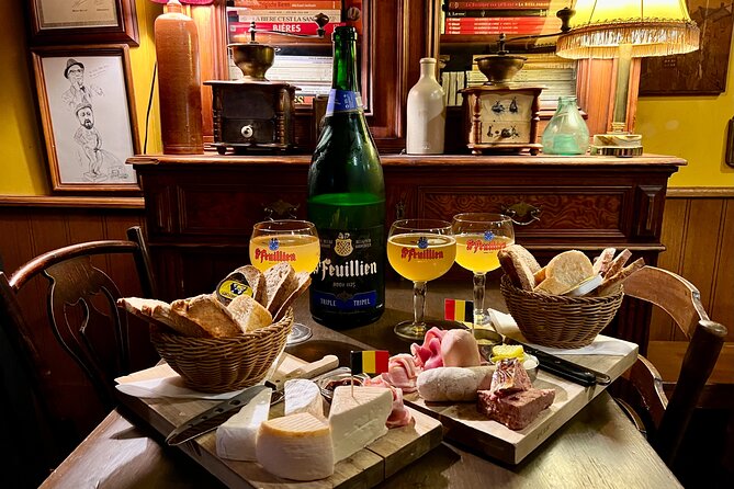 Brussels Food Tour: 10 Tastings of Waffles, Beers, Fries & More - Waffles ’n Beer: the finish where you get your next-day game plan