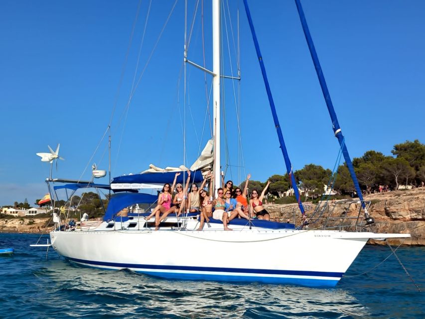 Can Pastilla: Sailboat Tour with Snorkeling, Tapas & Drinks - From San Antonio to Palma Bay: how the day really starts