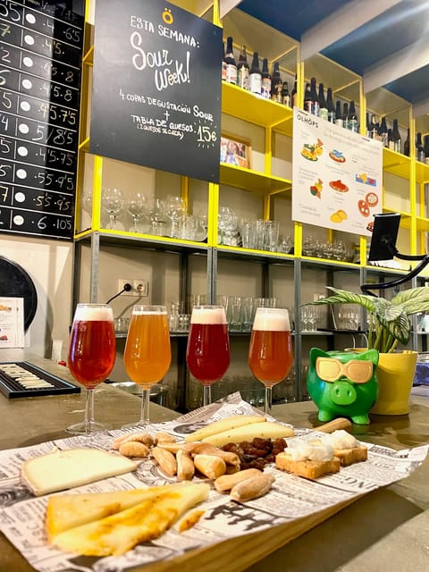 Craft Beer Tasting and tapas in Valencia - Pricing and value: €26 for 4 beers and 4 tapas