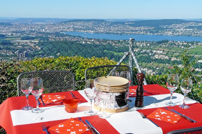 Culinary Tour from Zurich with Traditional Swiss Cheese Fondue Dinner - Glühwein, Wine, and the Sunset Factor at Felsenegg