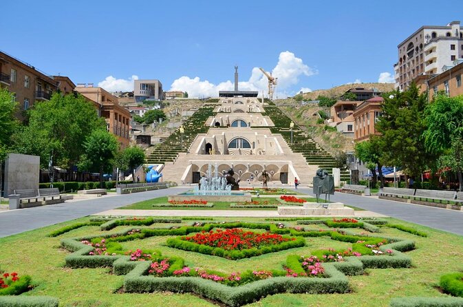 Cultural Walking Tour in Yerevan with Armenian food Tastings - Vernissage Market: Nzhdeh, khachkars, and the Republic Square metro story