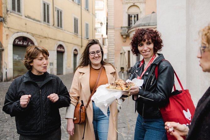 Devour Rome Trastevere/Jewish Ghetto Food Tour Rooftop Aperitivo - Stop 1 and 2: Fried artichokes or zucchini flowers at a modern pizzeria