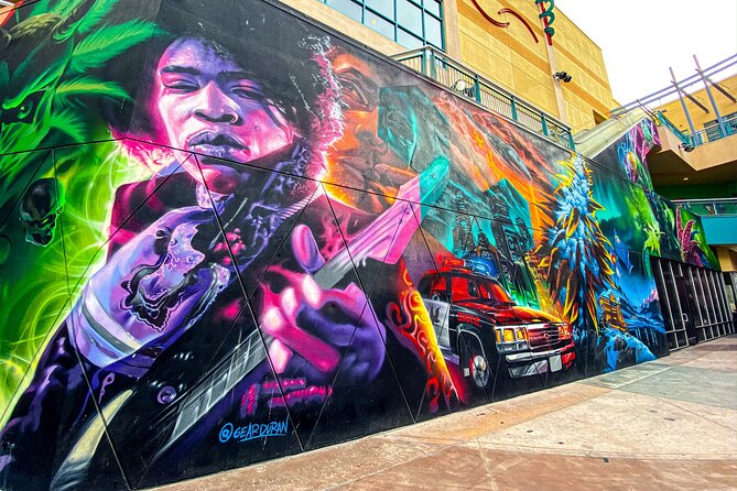 Downtown Las Vegas Food Tour of 6 Iconic Dishes & Hidden Gems - Downtown Container Park: the praying mantis and Tony Hsieh’s vision