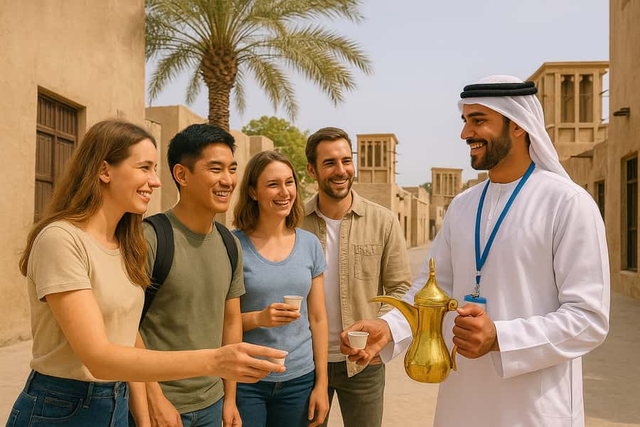 Dubai.Discover Old town,Markets,street food,Abra &Museums - Dubai Creek walk and the Grand Market moment