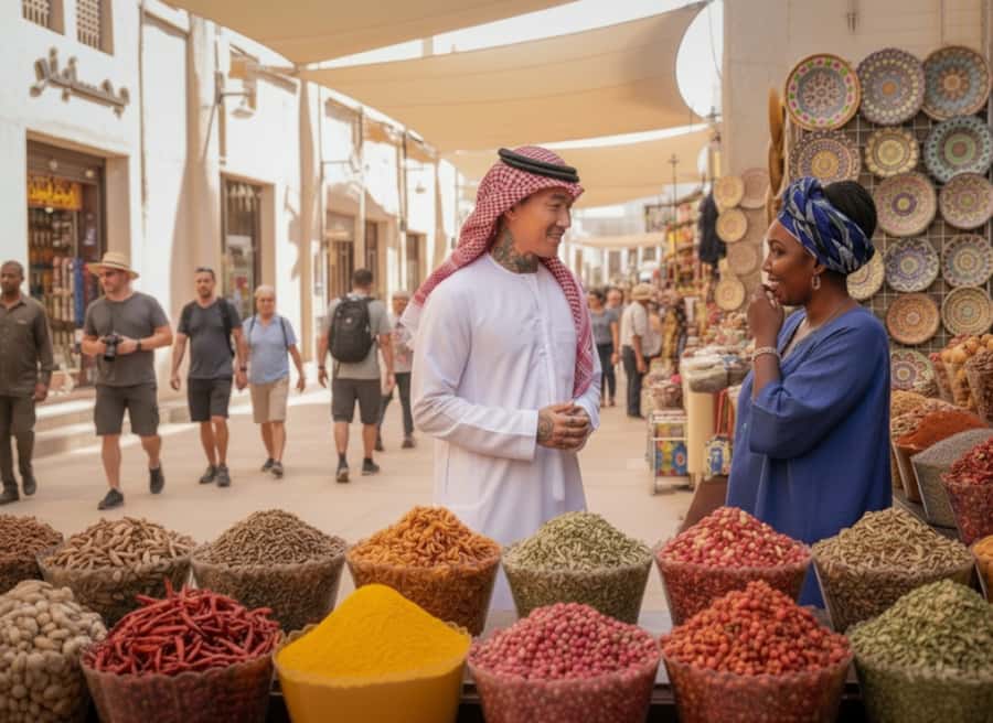 Dubai: Old Town, Street Food, Creek, Souks, & Emirati House - Where You Meet: Al Khayma Heritage Restaurant (and What to Bring)