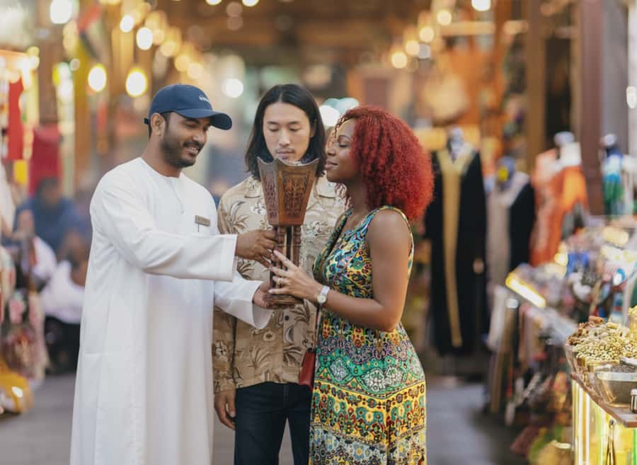 Dubai: Old Town, Street Food, Creek, Souks, & Emirati House - Al Seef Promenade and the Mosque Photo Stop: Creek Views with Real Context