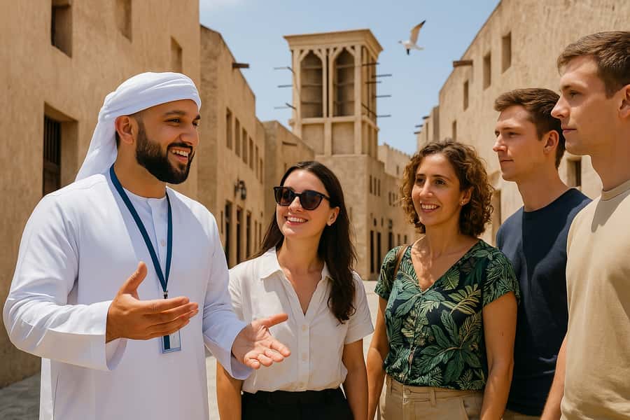 Dubai: Old Town Walking Tour with Abra Cruise & Street Food - Why Old Town Works So Well on Foot