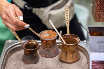 Eating Athens: Our Big, Fat, Greek Food Tour - Stop 1 at Ifestou 20: Coffee, Rose Spoon Sweet, and That 1990s Café Feeling