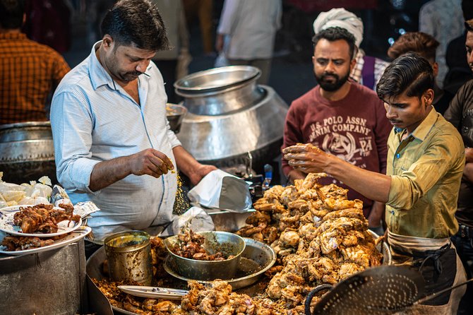 Evening Food Tour - Old Famous Jalebi Wala: crisp jalebi and hot samosas