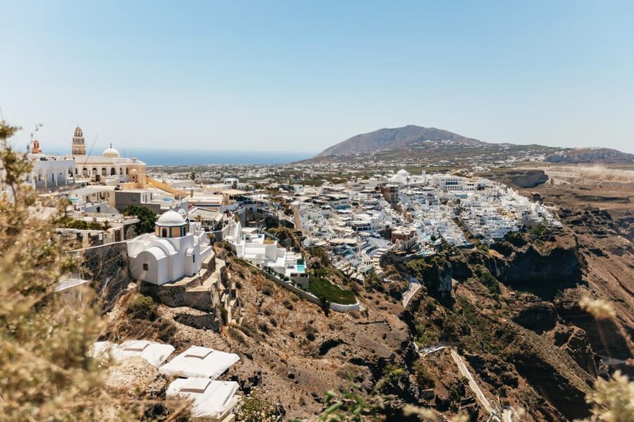 Fira: Guided Foodie Walking Tour with Tastings - Meeting in Firostefani: Agios Gerasimos Square to the Blue-Domed Church