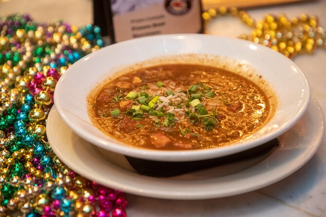 French Quarter walking Food Tour: Signature Tastes of New Orleans - The flavor plan: gumbo, jambalaya, and a praline sweet finish