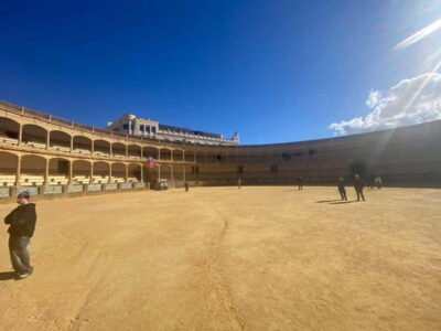 From Marbella: Ronda, private transport, cafe, bullring, tapas, drinks - New Bridge and gorge viewpoints: the icon, plus the best angle