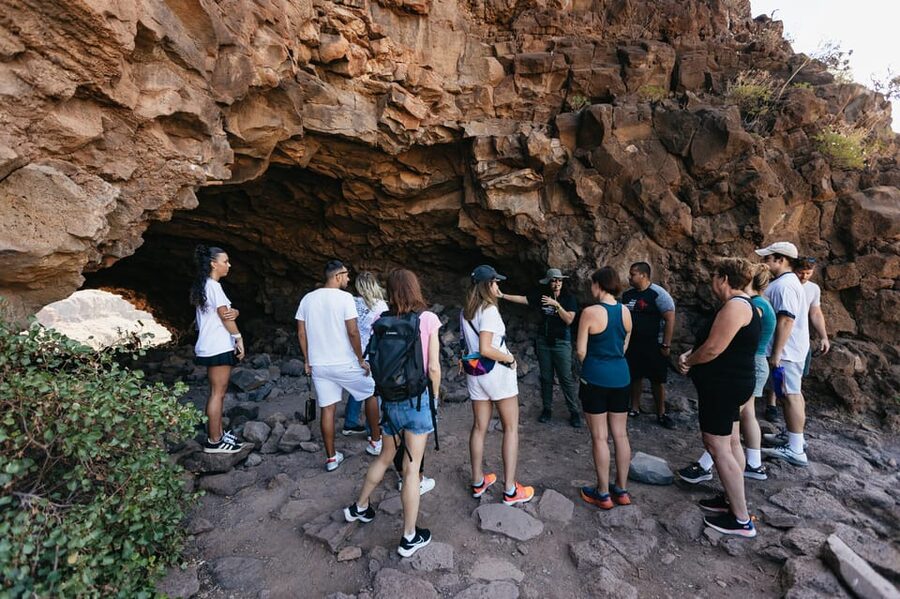 Gran Canaria: The Red Canyon Tour with Local Food Tasting - La Fortaleza de Ansite: Canarii Caves and a Sacred-Site Feeling
