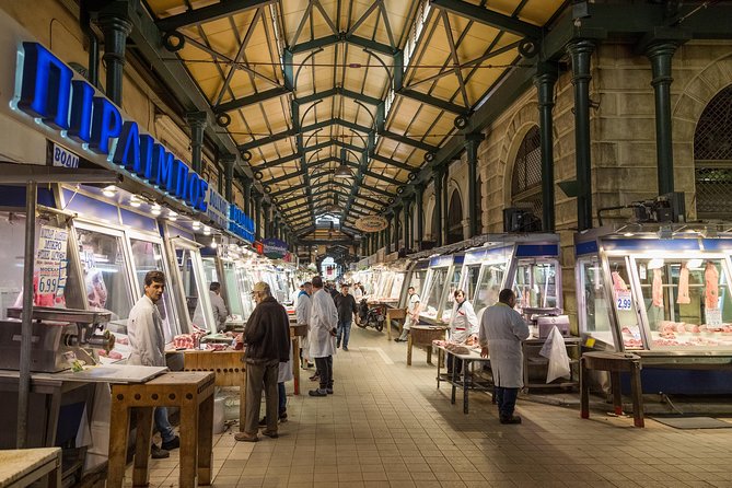 Greek Food Walking Tour in Athens - Stop 1 in Monastiraki: markets, Hadrian’s Library area, and your first Athens bites