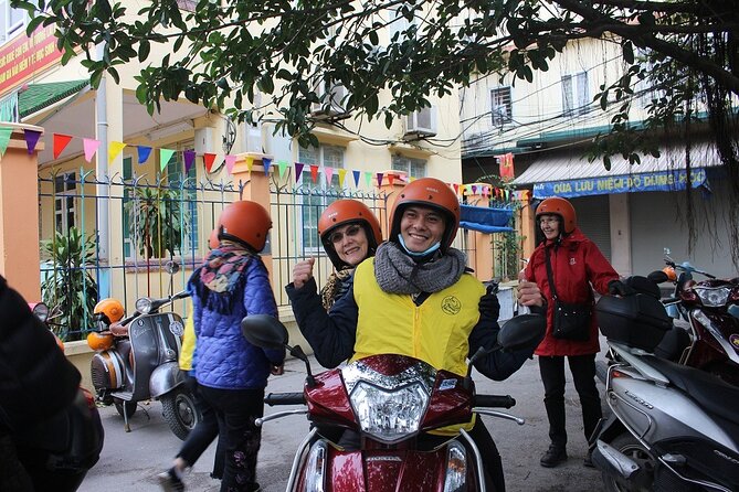 Hanoi Street Food Tour By Motorbike + Sightseeing SAFE & FUN - Getting around on Honda lead scooters (comfort, helmets, small group)