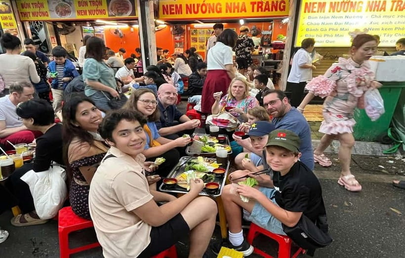 Hanoi: Street Food Tour with Train Street and Old Quarter - Năm Dishes, Real Variety: Nem, Banh Duc, and Banh Cuon