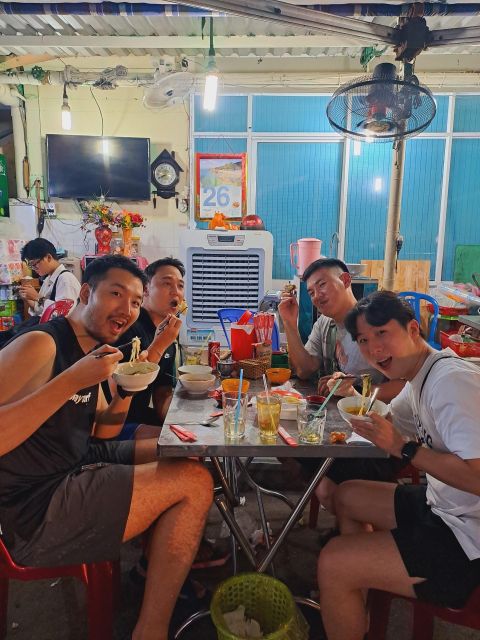 Ho Chi Minh City: Food Tour by Scooter with Eleven Tastings - District 10 street food time: shredded pork crispy rice and fried bao buns