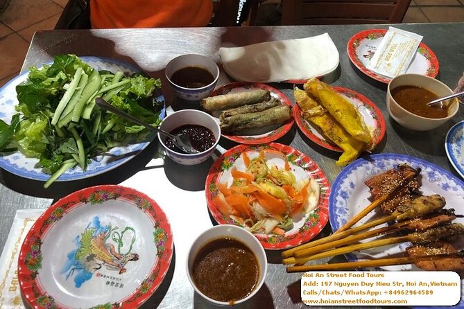 Hoi An Street Walking Food Tours - The Food Lineup: White Rose, Spring Rolls, Egg Coffee, and Banh My