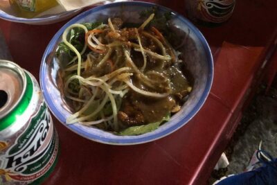 Hue Authentic Street Food tour - Truong Tien Bridge and the Huong River night view stop