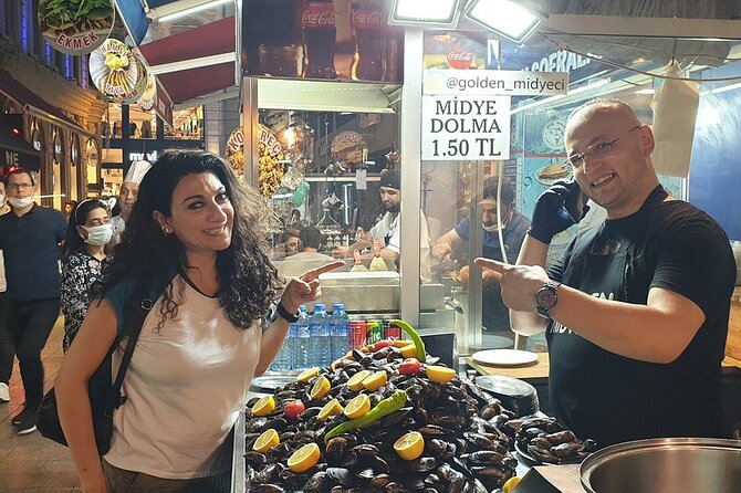 Istanbul Food Tour - History and Culture of Turkish Culinary - Passing the meze-and-fish mecca street before Taksim