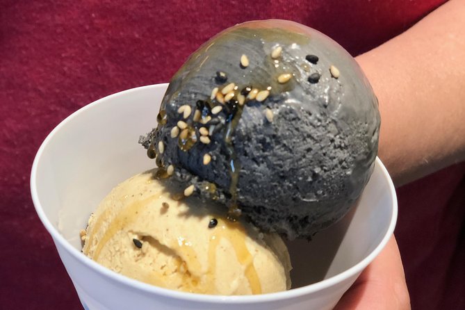 Kawaii Food Tour of Harajuku Tokyo - Wolfgang Puck Express Harajuku (Takeshita Street): dessert that lands at the right time