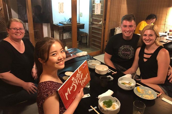Kyoto Night Foodie Tour in Gion (9+ dishes + 6 Sake tastings) - What you’ll eat and drink: 9+ dishes and a full sake tasting