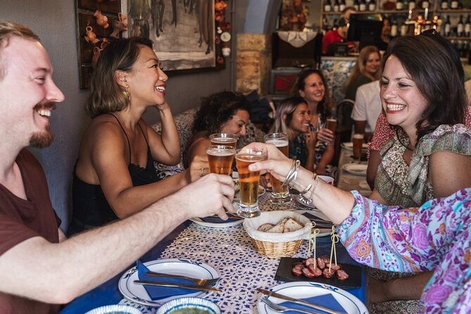 Lisbon Flavours: Baixa Guided Food Tour with Portuguese Wine - The 3-hour menu: petiscos, sardines, bifana, and custard