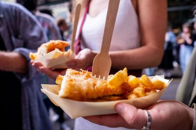 London Food Walking Tour: Taste Your Way Through Soho & Chinatown - Stop 1 at the Mediterranean Cafe: meze you can actually taste