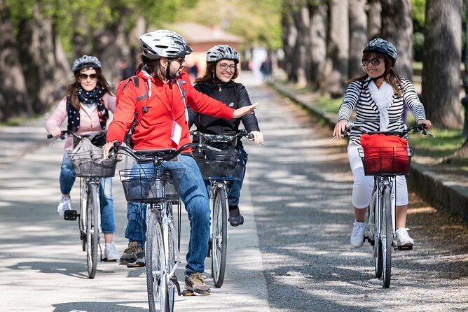 Lucca Bikes and Bites with food tastings for Small Groups or Private - San Michele in Foro food stop: pecorino, cold cuts, olive oil