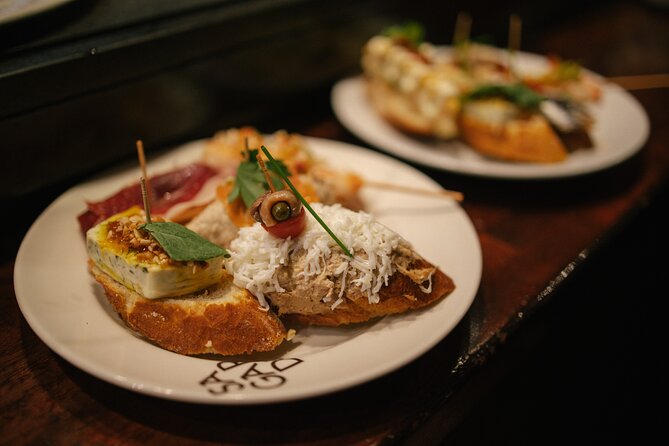 Madrid Food Walking Tour with Tapas and Vermouth - Cava de San Miguel: chorizo-stuffed garlic mushrooms and tinto de verano