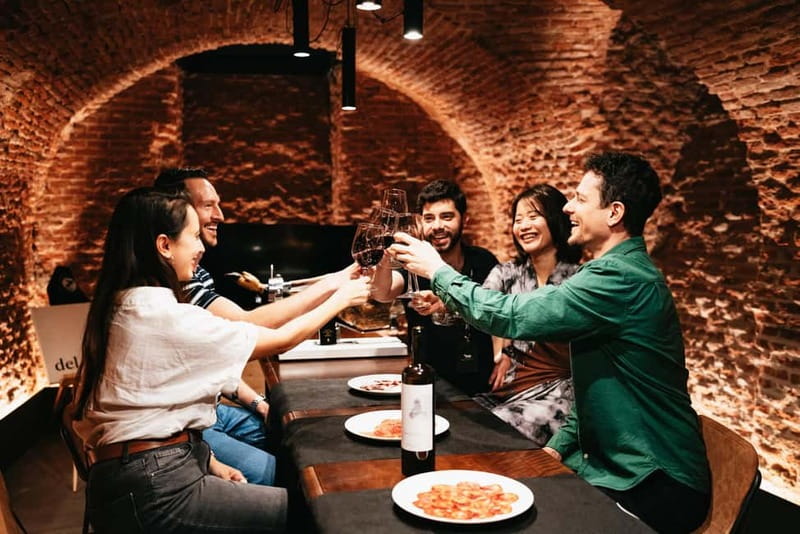 Madrid: Guided Tapas and Wine Tour with Rooftop Views - La Latina start: peppers, mushrooms, and the logic of tapeo