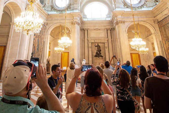 Madrid: Royal Palace Expert Guided Tour with Optional Tapas - Entering the palace: skip-the-line does the heavy lifting