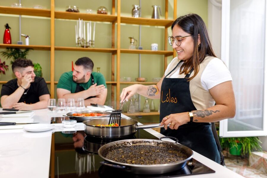 Madrid: Tapas & Paella Cooking Class with Expert Chef - Where You Meet Chef Lola on Calle Valderribas 30