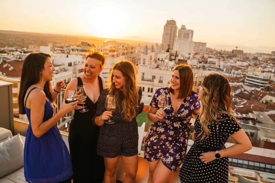 Madrid: Tasty Tapas Tour & Visit to a Terrace with Views - Las Letras: tapas and drinks in a nightlife-friendly neighborhood